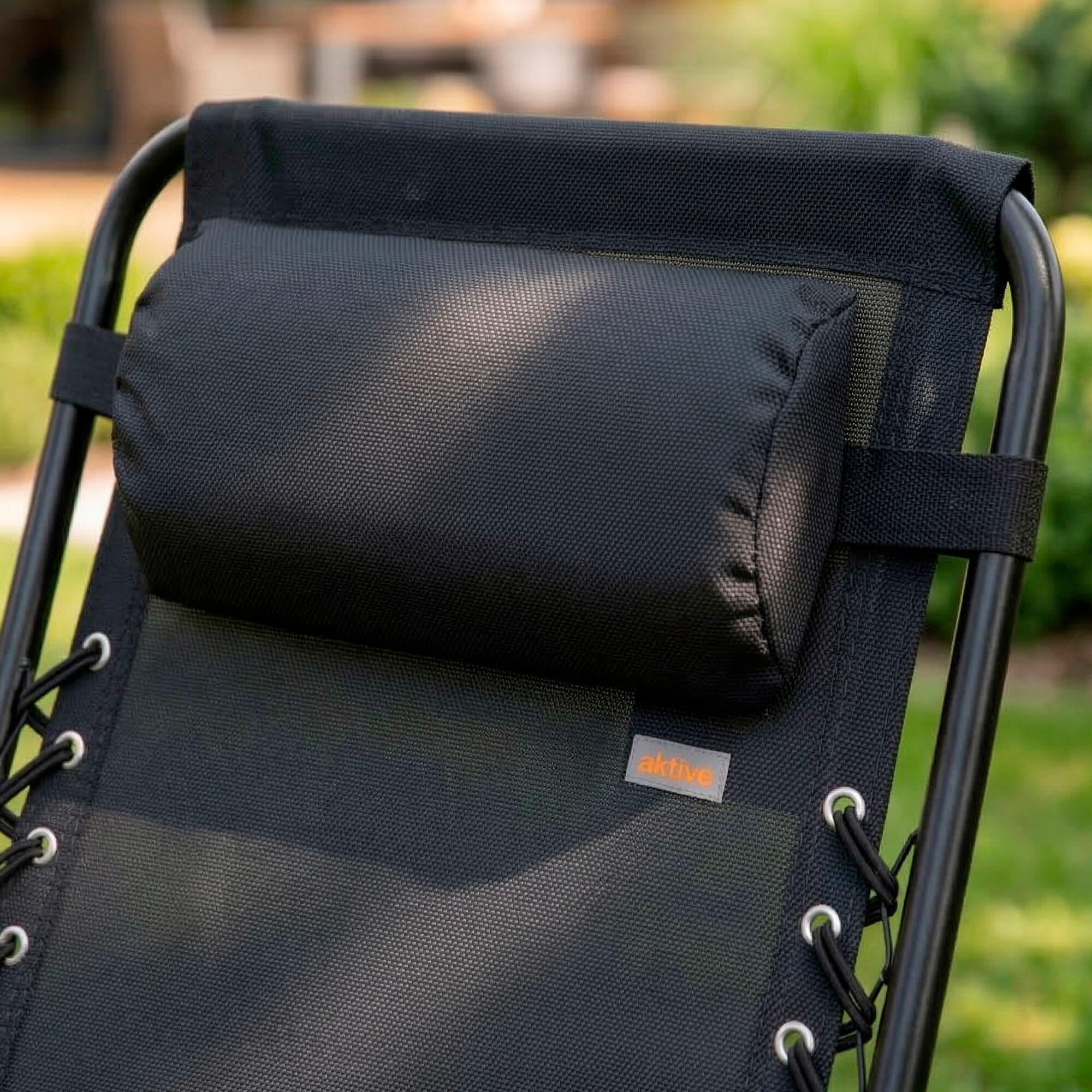 Bain de soleil pliant Aktive 52x68x104 cm max. 110 kg couleur noir 5/7