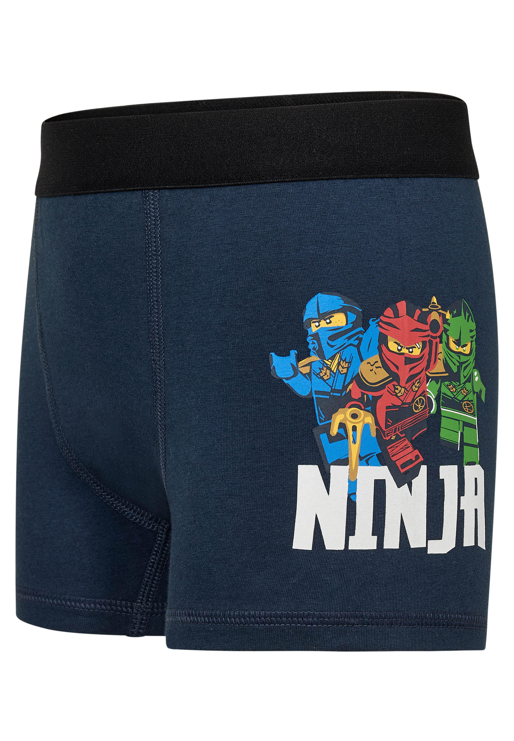 Bokserki Chłopięce 3 Sztuki LEGO Ninjago Aiko315 Granatowe 4/5