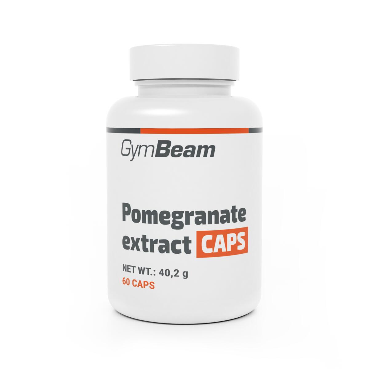 GYMBEAM Extrakt z granátového jablka 20:1 60 kapslí