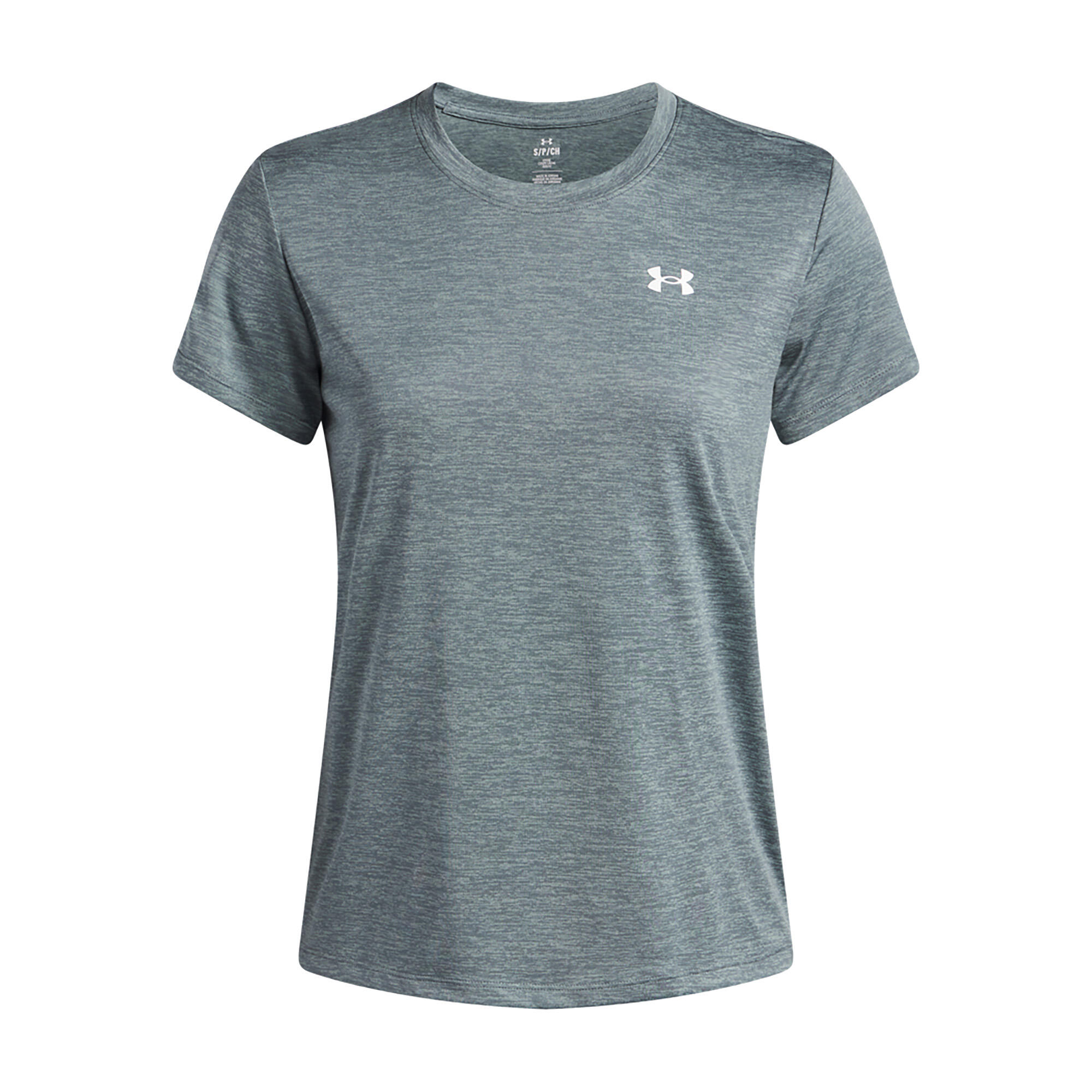 Női póló Under Armour Tech SSC- Twist-BLU 5/5
