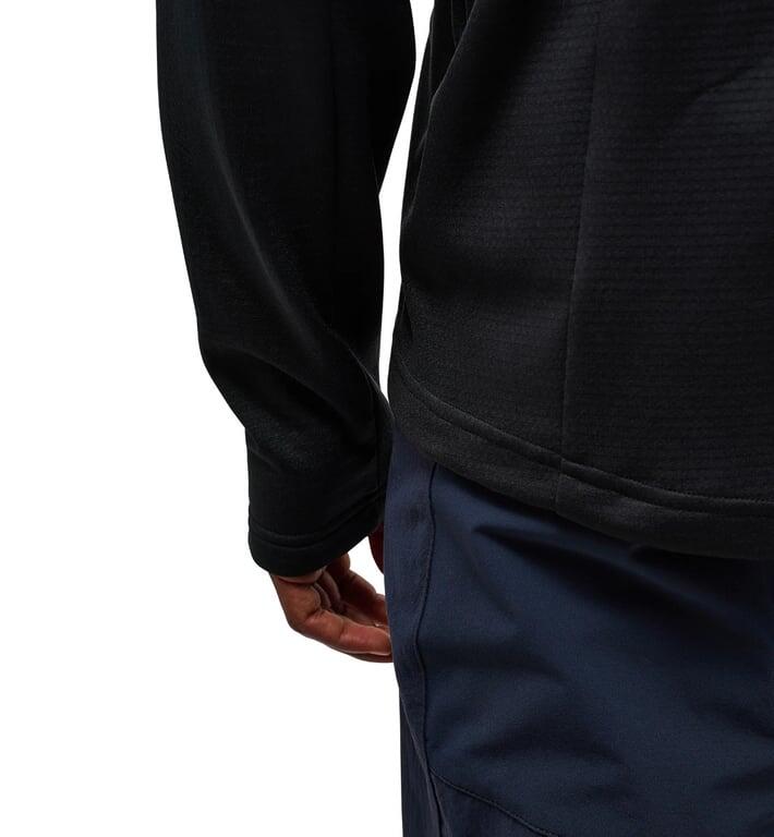 HAGLOFS Bluza męska Lark Mid Hood Men true black-M 5/7