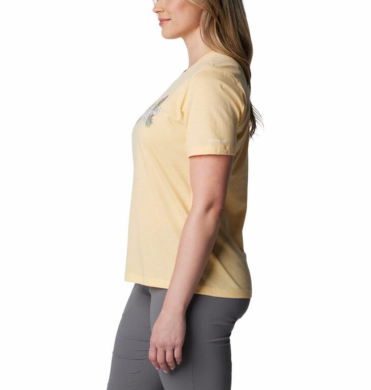 COLUMBIA Koszulka damska Bluebird Day Relaxed Crew Neck sunkissed heather-S 3/5