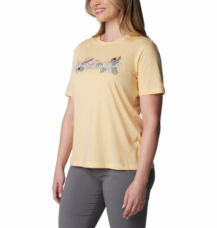 COLUMBIA Koszulka damska Bluebird Day Relaxed Crew Neck sunkissed heather-S 2/5