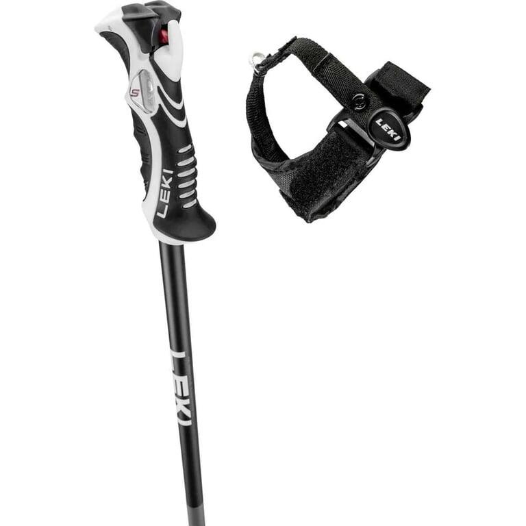 LEKI Kije narciarskie Bold Lite S dark anthracite-bright red-black-125 cm 2/5