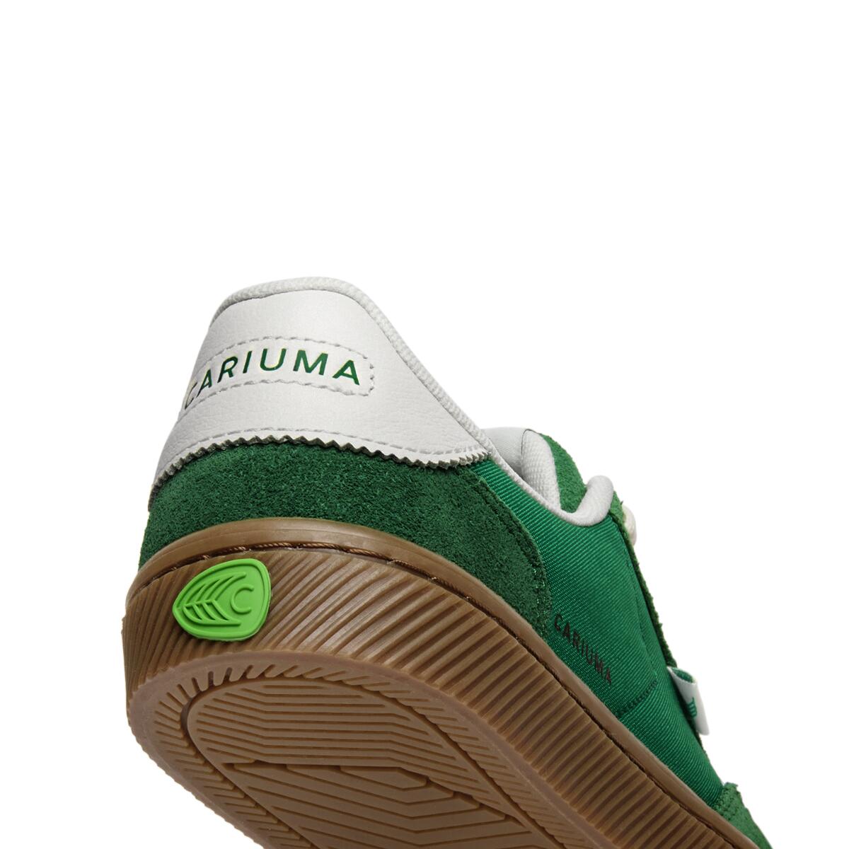 Sneakersy skórzane Cariuma TOCA Nylon And Suede Gum Green 4/5