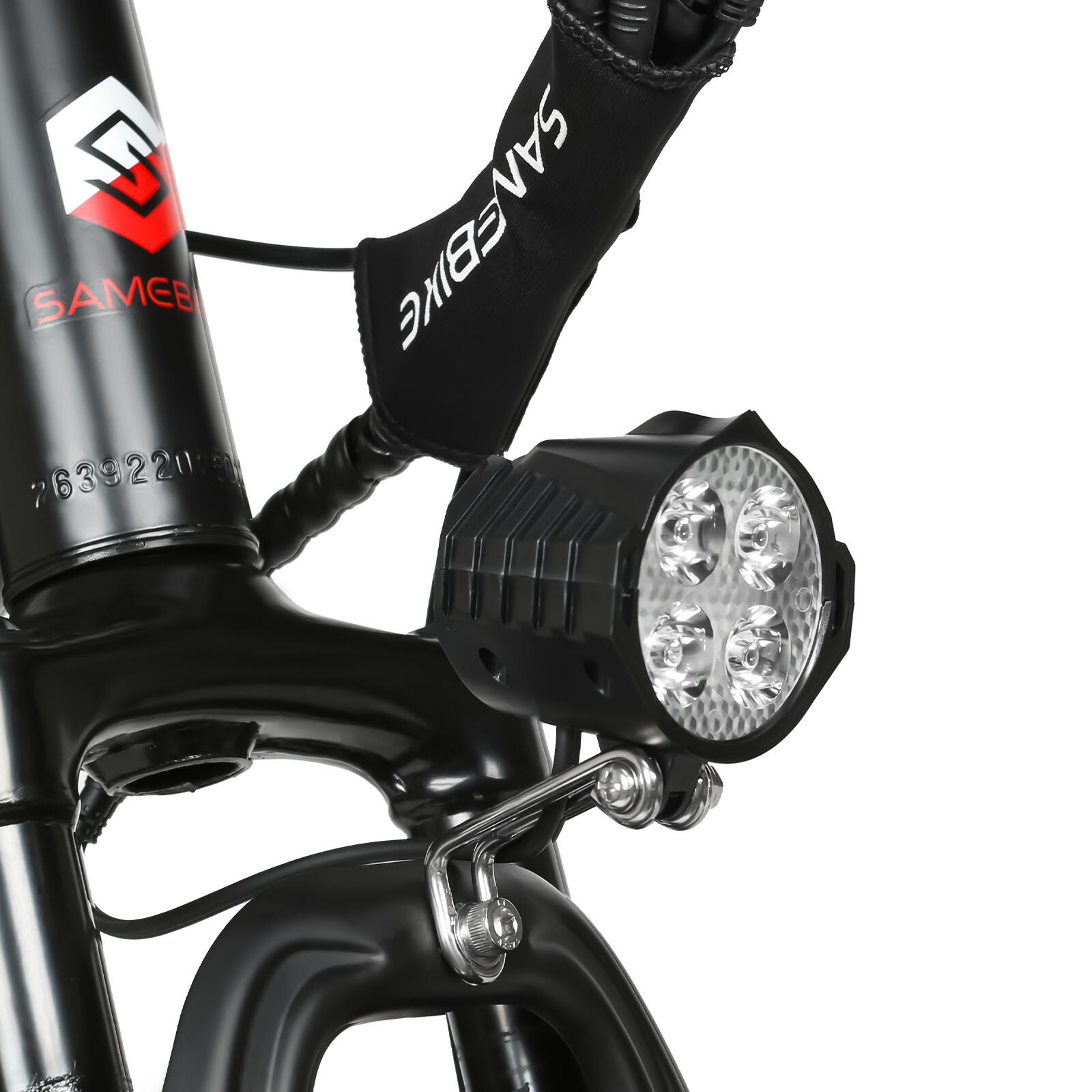 Bicicleta de montaña eléctrica SAMEBIKE EBE2, batería extraíble de 36 V y 13 Ah 5/7