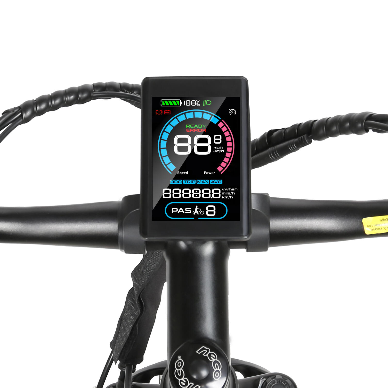 Bicicleta de montaña eléctrica SAMEBIKE EBE2, batería extraíble de 36 V y 13 Ah 4/7