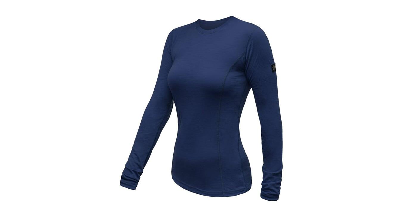 SENSOR Koszulka termoaktywna damska Merino Active Tee LS Wom deep blue-L 4/4