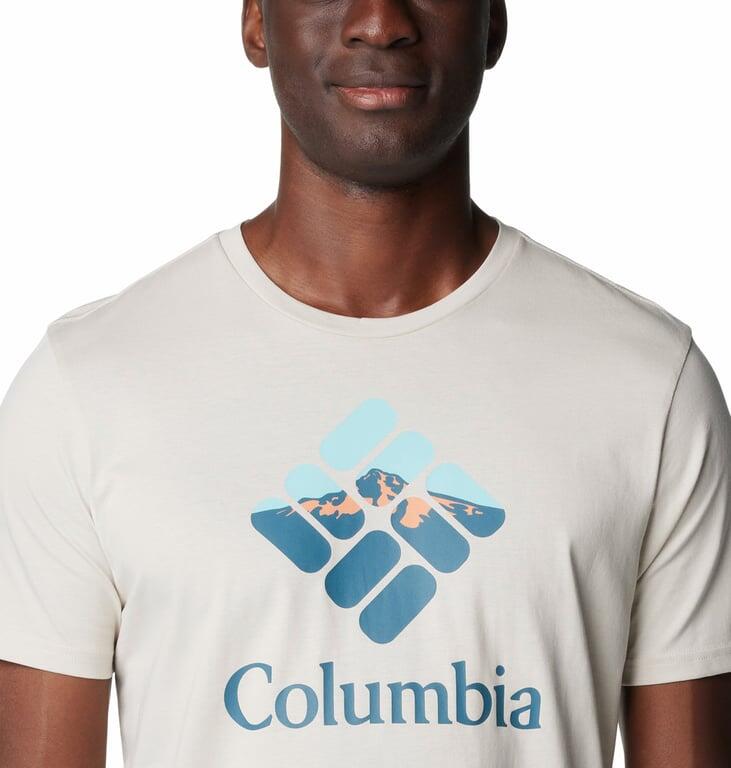 COLUMBIA Koszulka męska M Rapid Ridge Graphic Tee dark stone hood nightscape-XL 5/5
