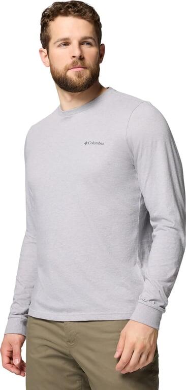 COLUMBIA Koszulka męska CSC Seasonal Logo LS Tee columbia grey hthr/meadowland-S 6/6