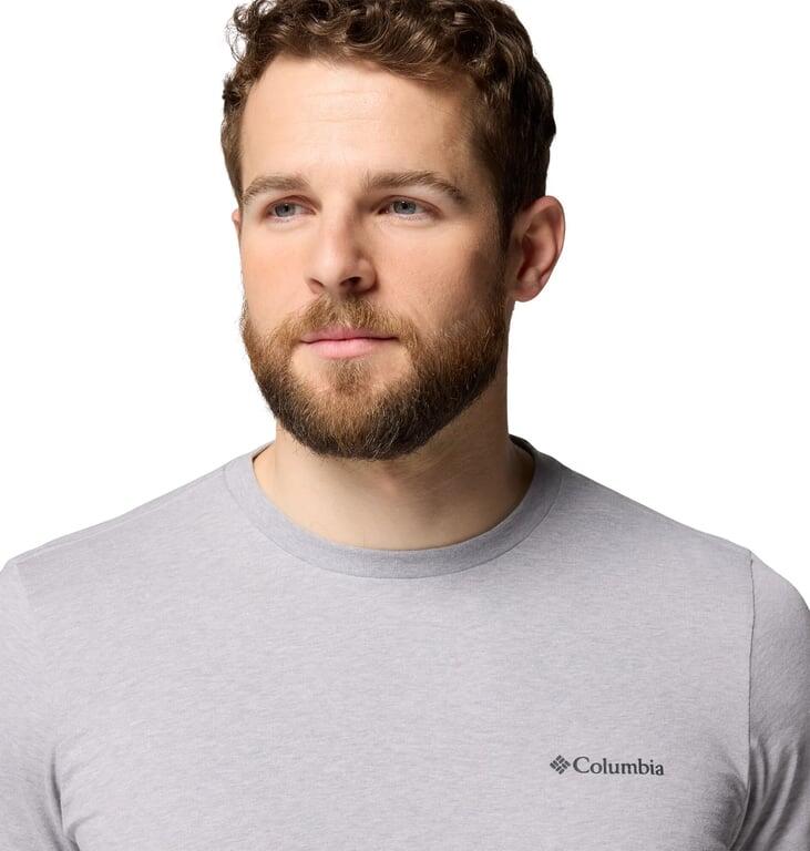 COLUMBIA Koszulka męska CSC Seasonal Logo LS Tee columbia grey hthr/meadowland-S 3/6