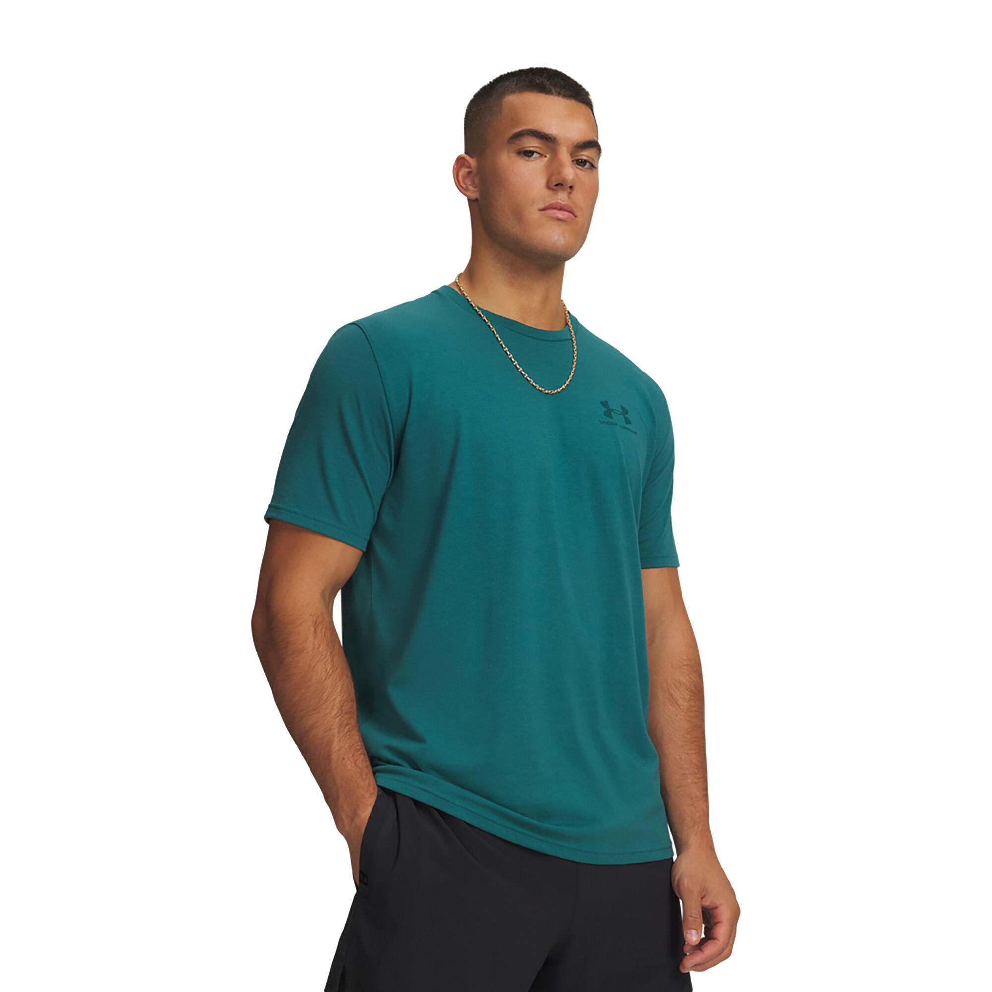 Koszulka męska Under Armour SPORTSTYLE LEFT CHEST SS 4/4