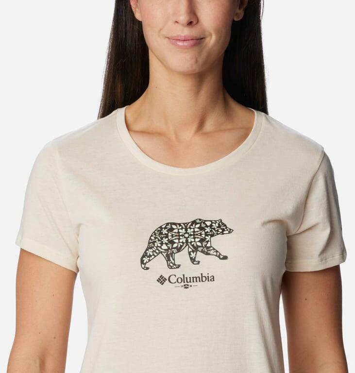 COLUMBIA Koszulka damska Daisy Days SS Graphic Tee chalk bearly polarized-M 5/5