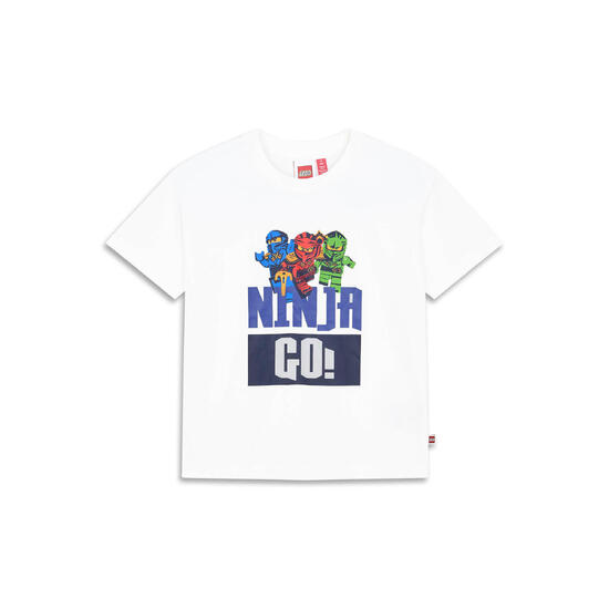 Koszulka Chłopięca LEGO Ninjago Taj302 Biała