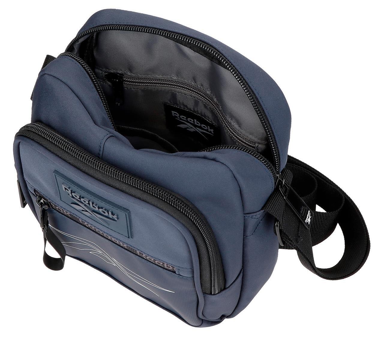Bandoleira dois compartimentos Reebok Columbus Marinho 3/5