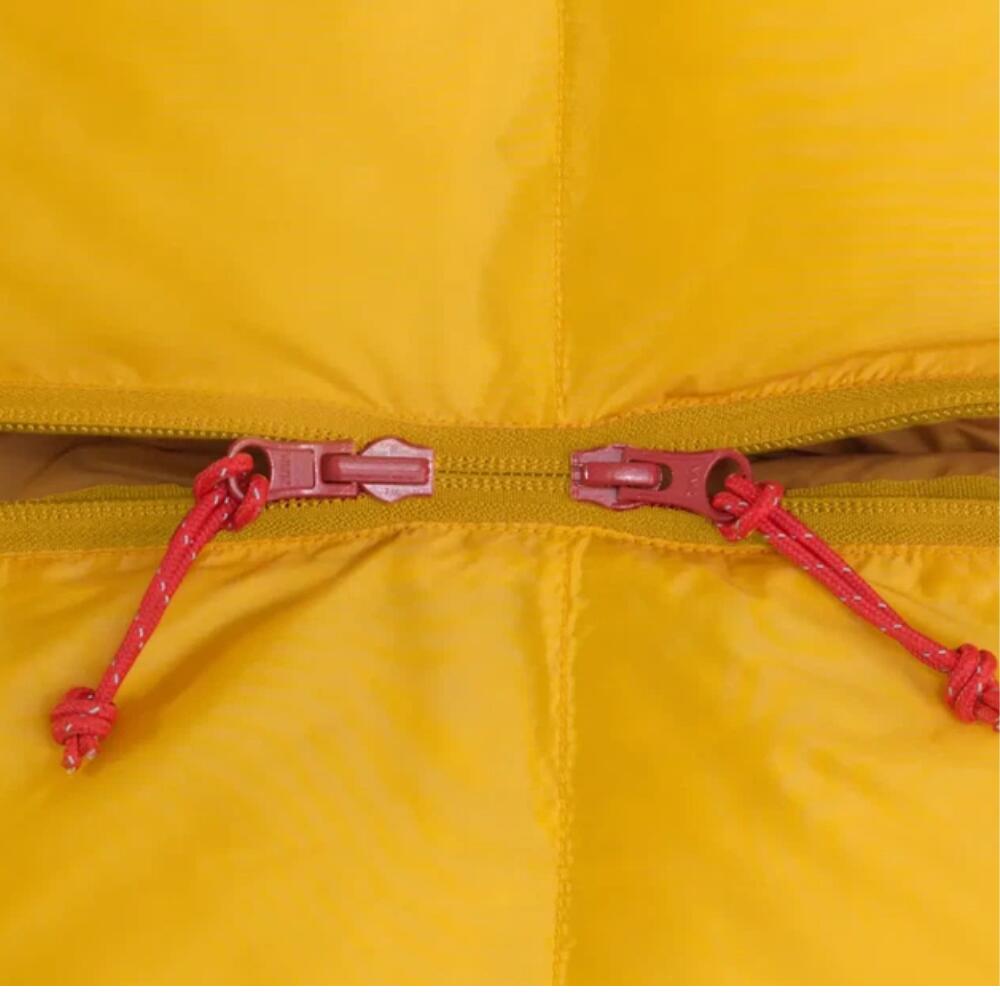 Sacco a Pelo in Piuma Robens Couloir 350 -4°C Long - Giallo 5/7