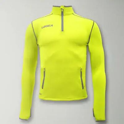 Maglia da running con passapollice e mezza zip Ibaka
