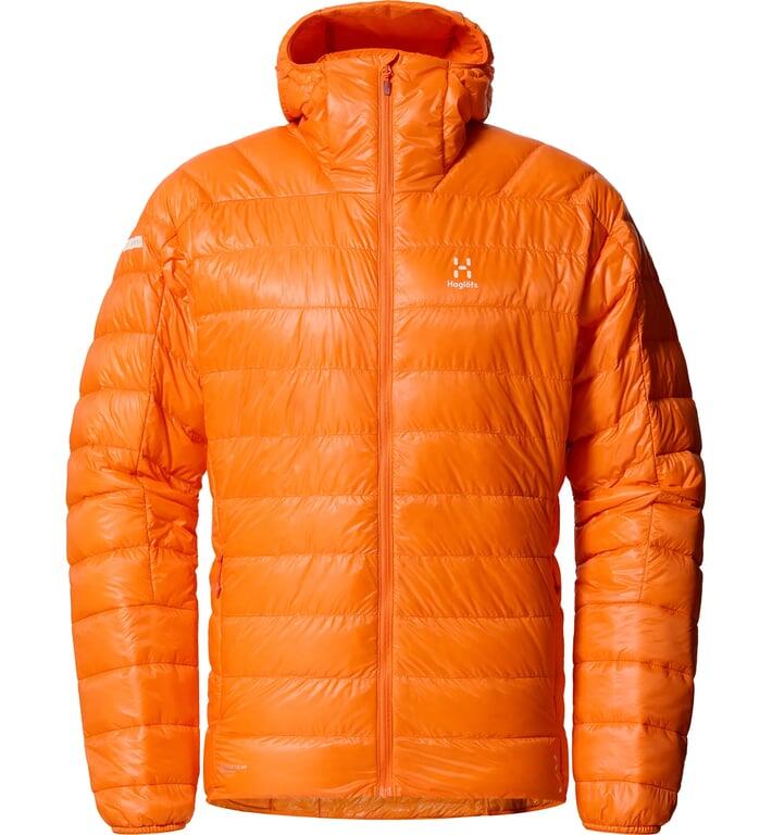 HAGLOFS Kurtka puchowa męska L.I.M Down Hood Men blaze orange-L 7/7