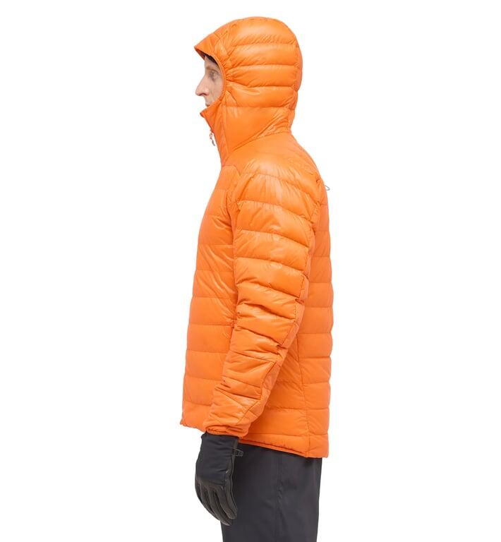 HAGLOFS Kurtka puchowa męska L.I.M Down Hood Men blaze orange-L 5/7