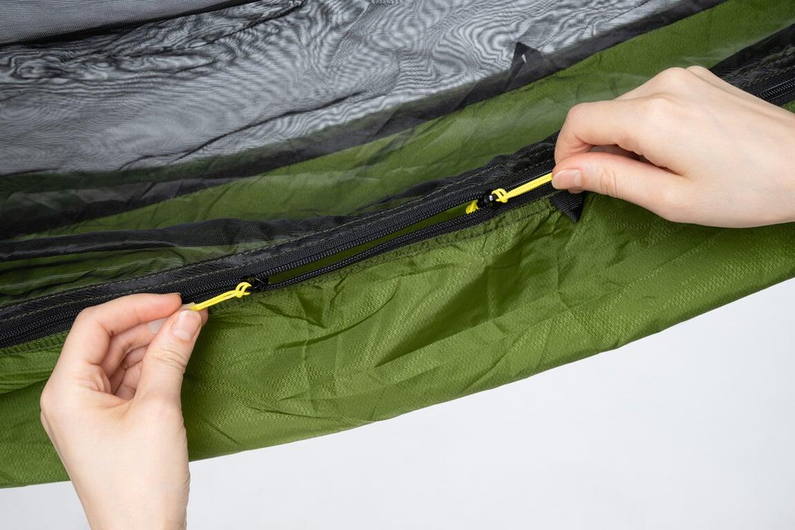 Cocoon Hamak Mosquito Net Hammock olive green/black 3/6