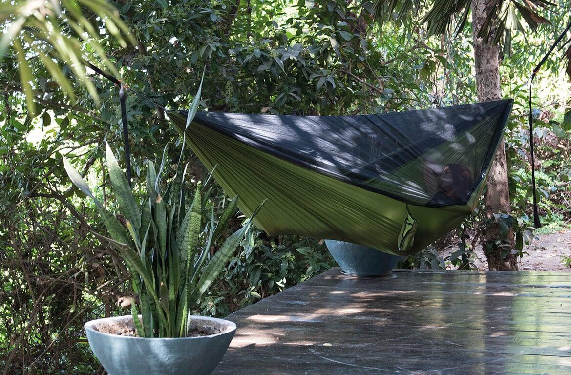 Cocoon Hamak Mosquito Net Hammock olive green/black 6/6