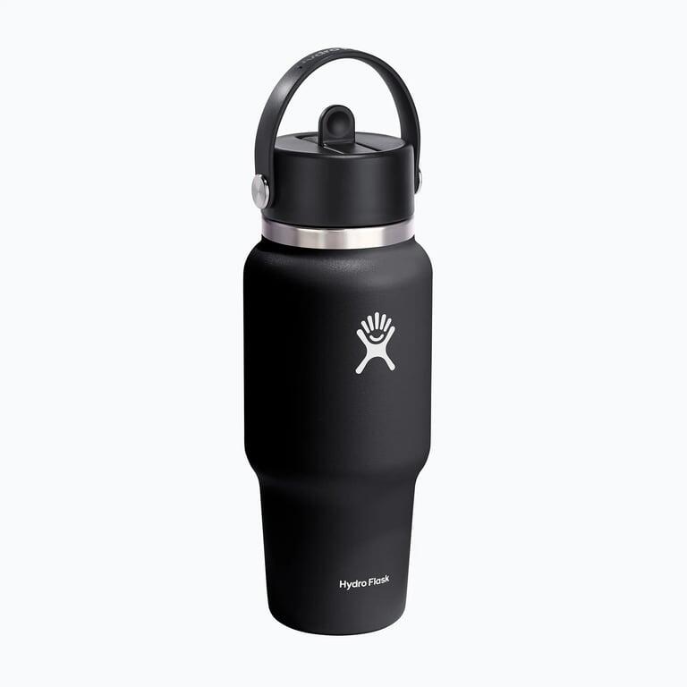 HYDRO FLASK Butelka 24 Oz Wide Flex Straw Travel Bottle 710 ml Black 2/3