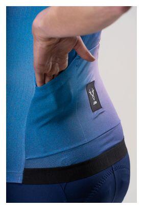 Maillot Manches Courtes Femme LeBram Race Aero Violet Rose 6/7
