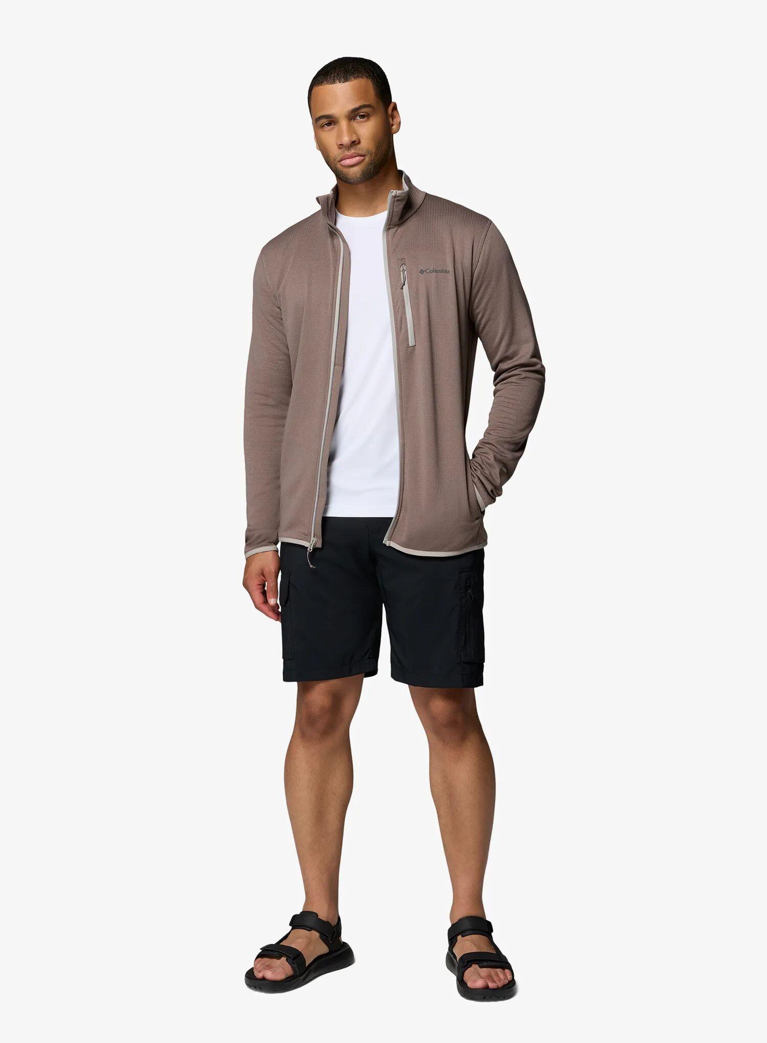 Bluza polarowa męska Columbia Essential Hike Grid Fleece Full Zip 3/7