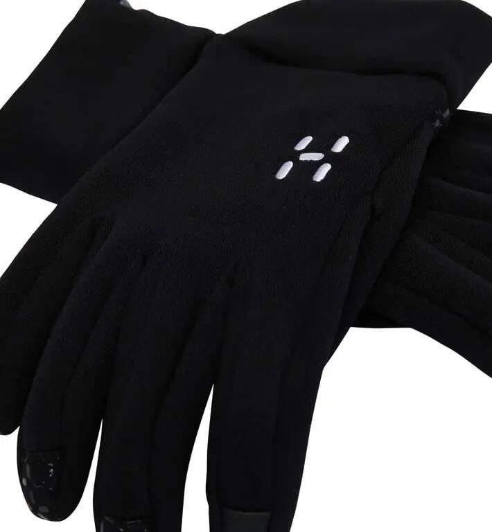 HAGLOFS Rękawice Power Stretch Grip Glove true black-7 3/3