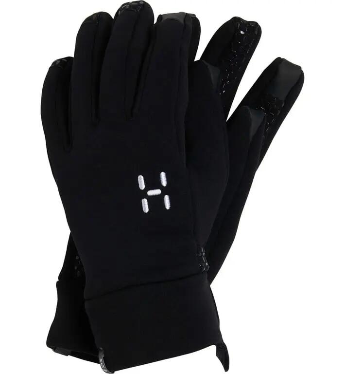 HAGLOFS Rękawice Power Stretch Grip Glove true black-7 2/3