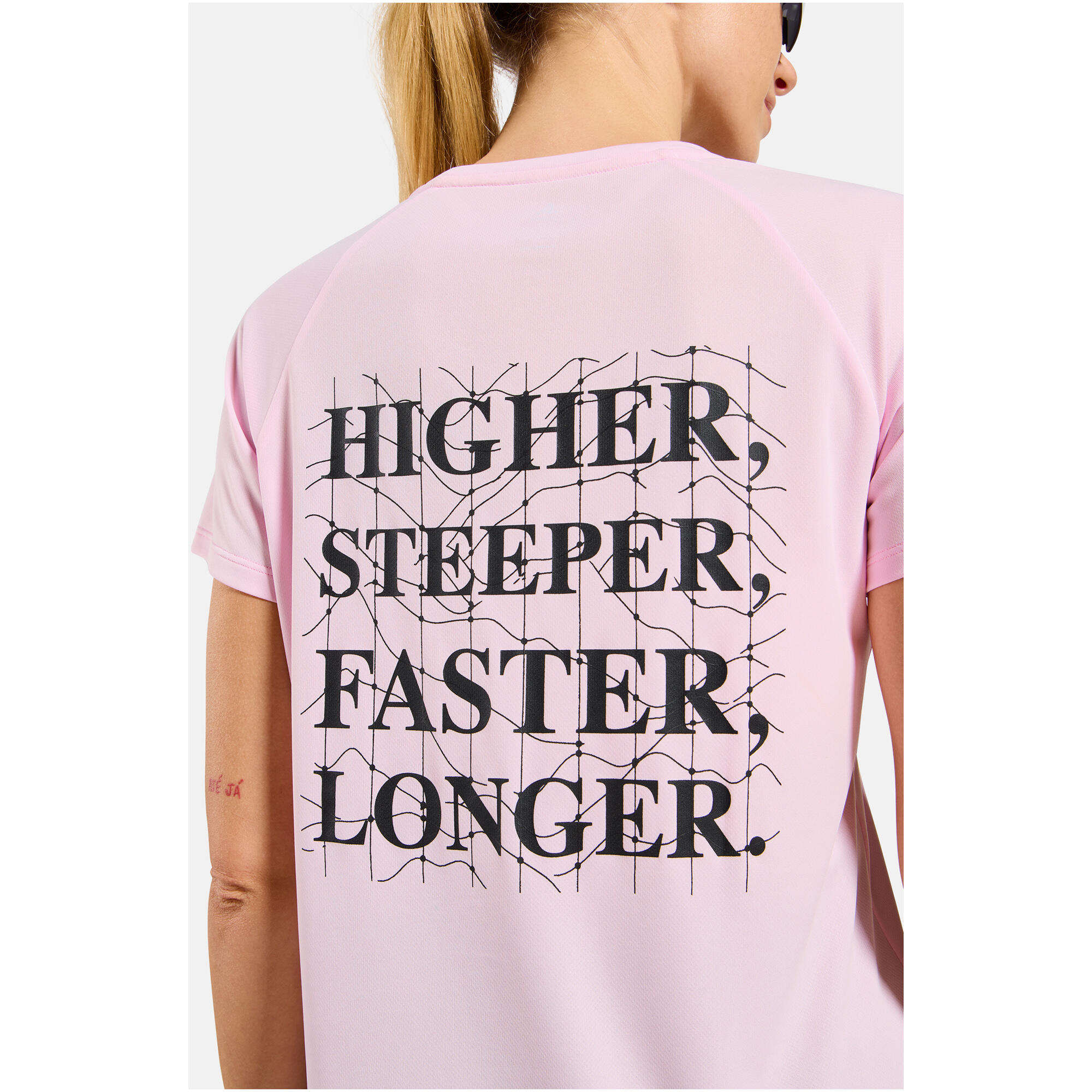 ODLO Odlo T-shirt crew neck s/s ESSENTIAL PRINT Sportshirt HYPERROZE XS 5/7