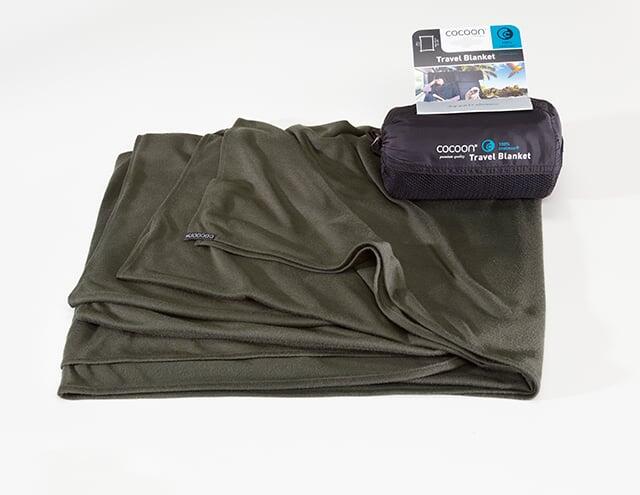Cocoon Wkładka do śpiwora Travel Blanket - Coolmax shadow green