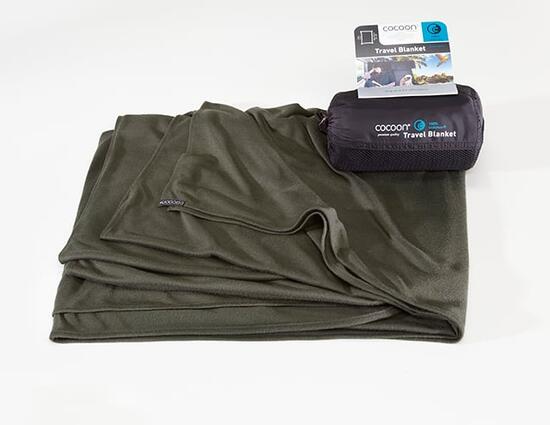 Cocoon Wkładka do śpiwora Travel Blanket - Coolmax shadow green