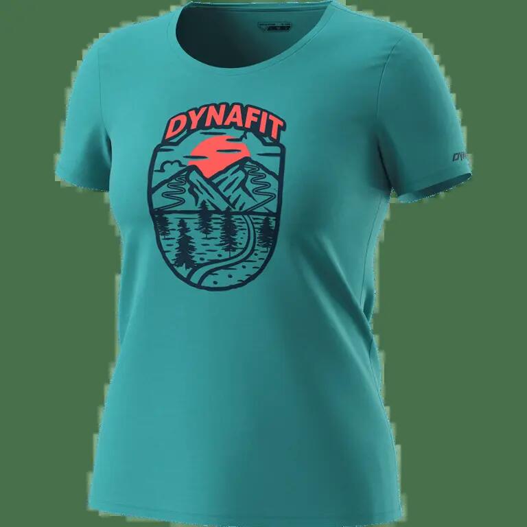 Dynafit Koszulka damska Graphic Cotton T-Shirt Brittany blue/horizon r.M 2/2