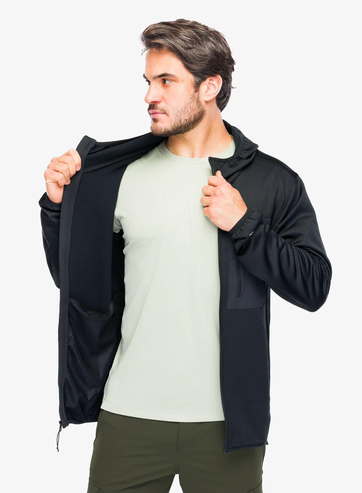 Bluza polarowa męska Columbia Tall Heights Hooded Grid Fleece Full Zip 5/7