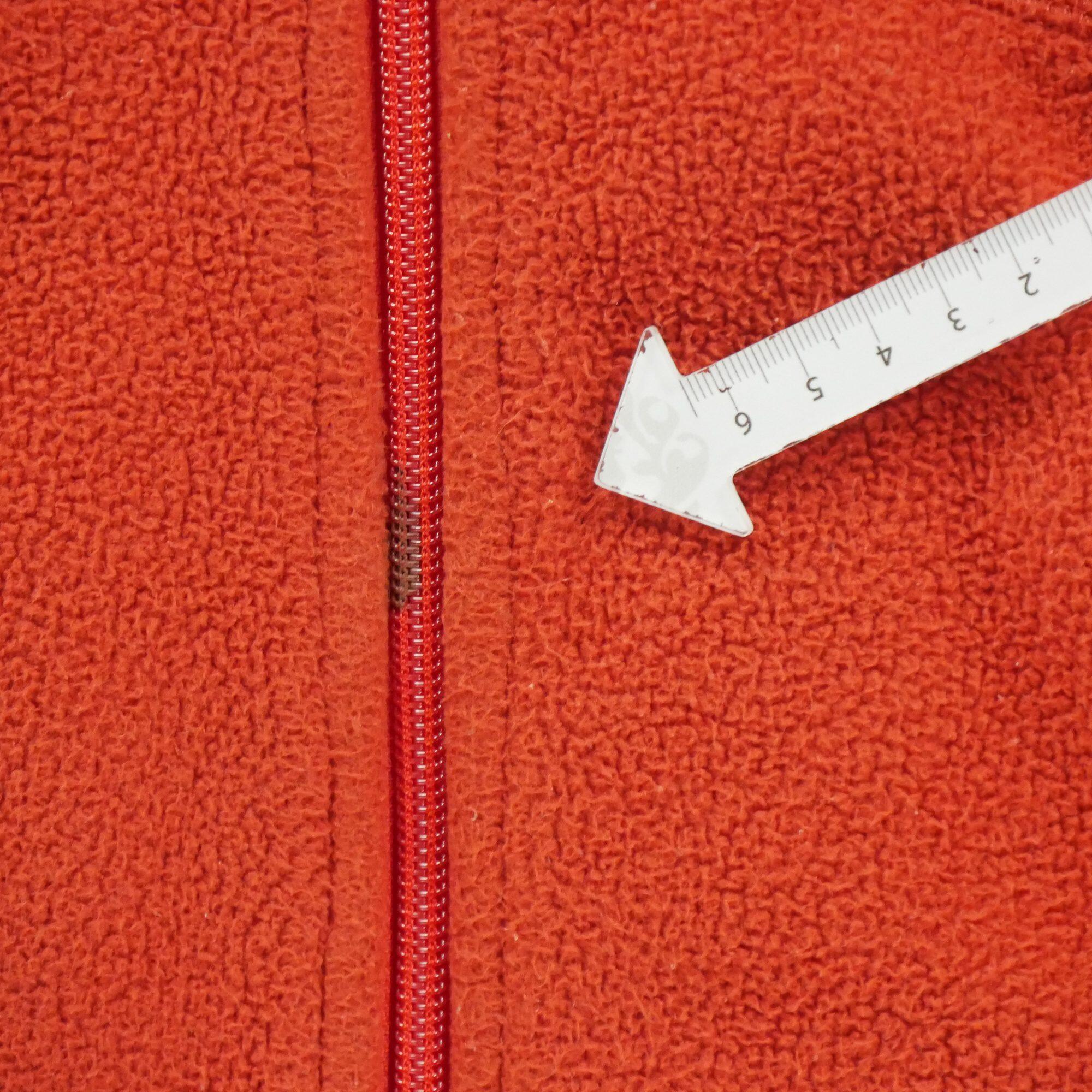 Damen Orangefleecejacke 5/7