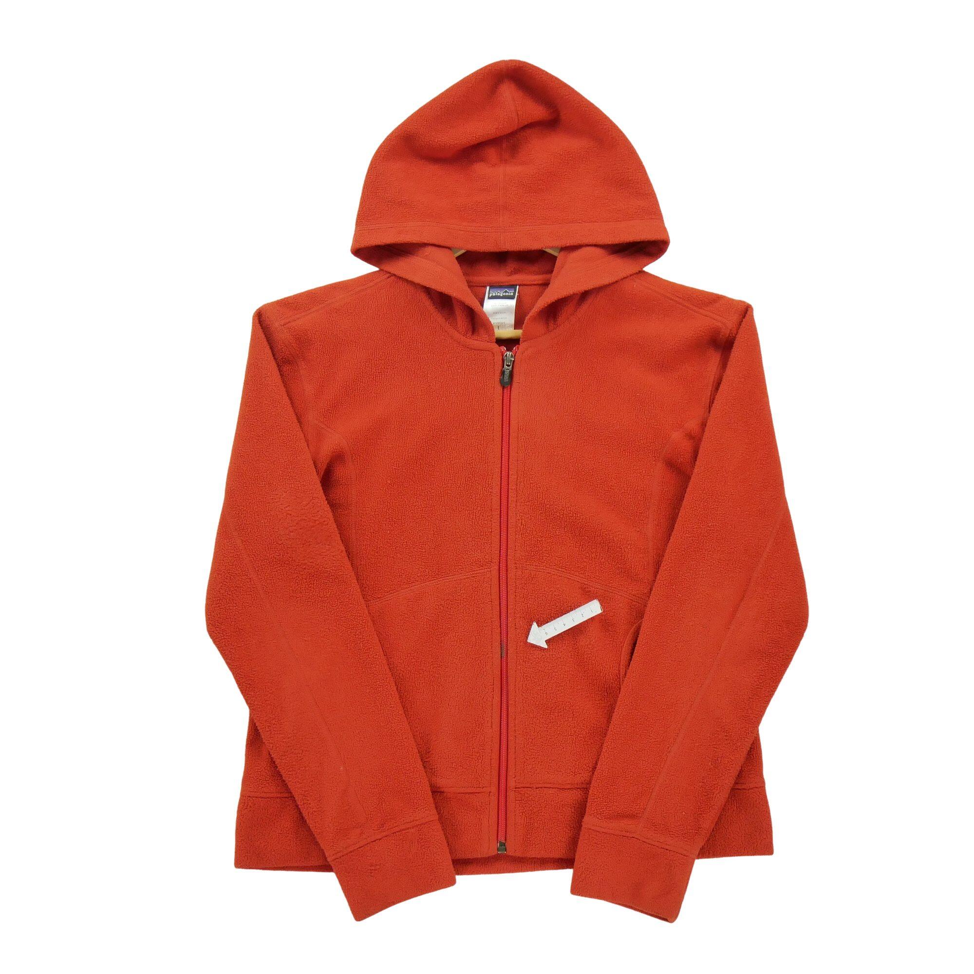 Damen Orangefleecejacke 4/7