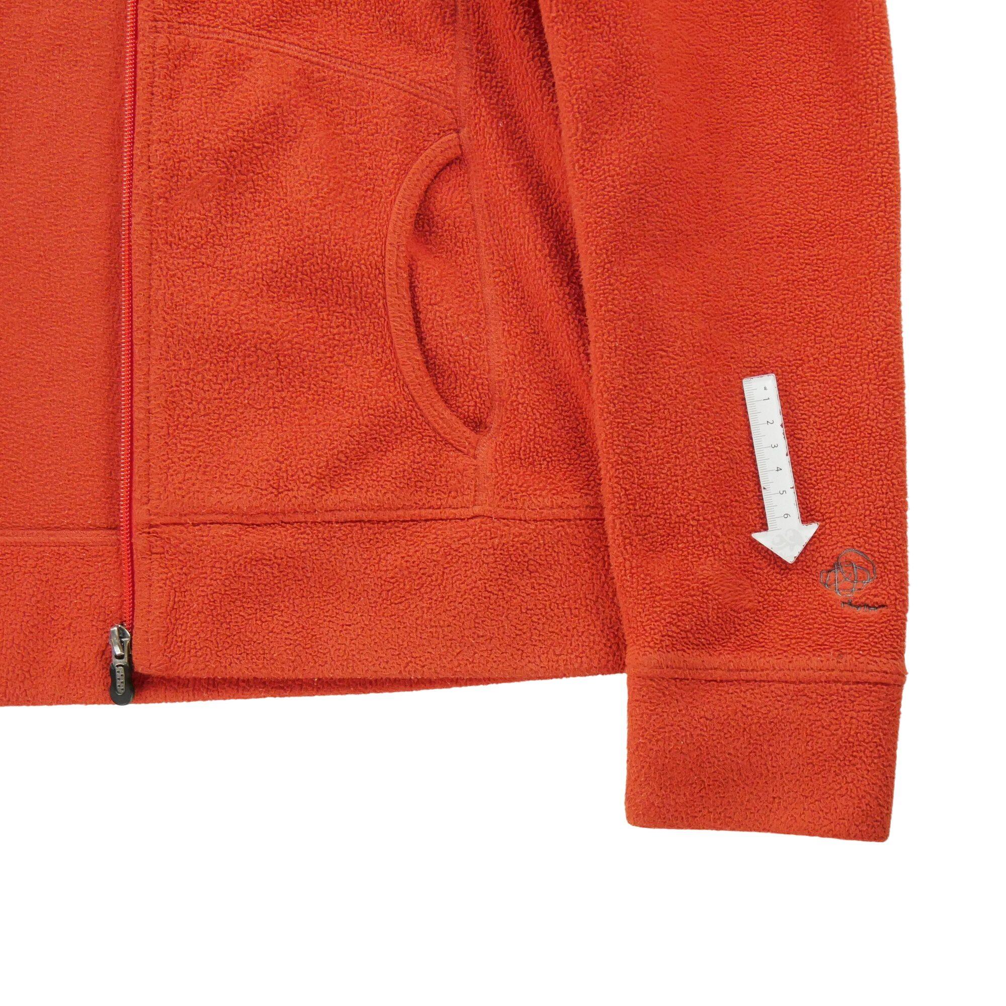 Damen Orangefleecejacke 6/7