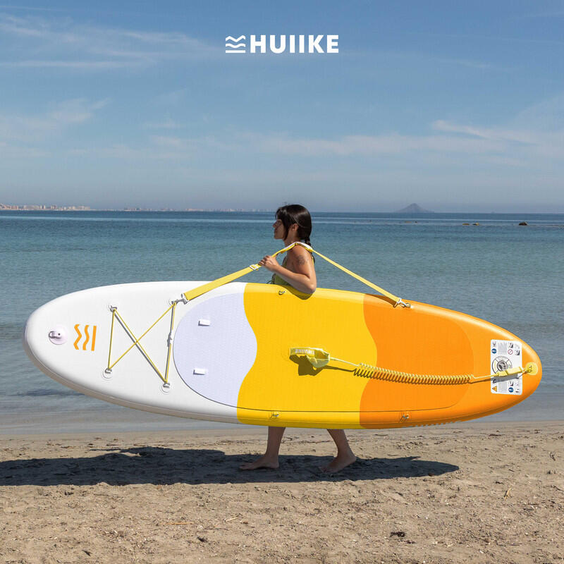 Tavola Sup Gonfiabile Adulti 10’ con Accessori Inclusi, fino a 130 kg, Gialla 4/7
