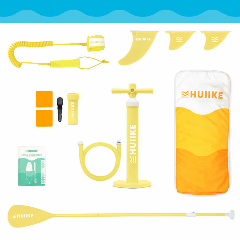 Tavola Sup Gonfiabile Adulti 10’ con Accessori Inclusi, fino a 130 kg, Gialla 3/7