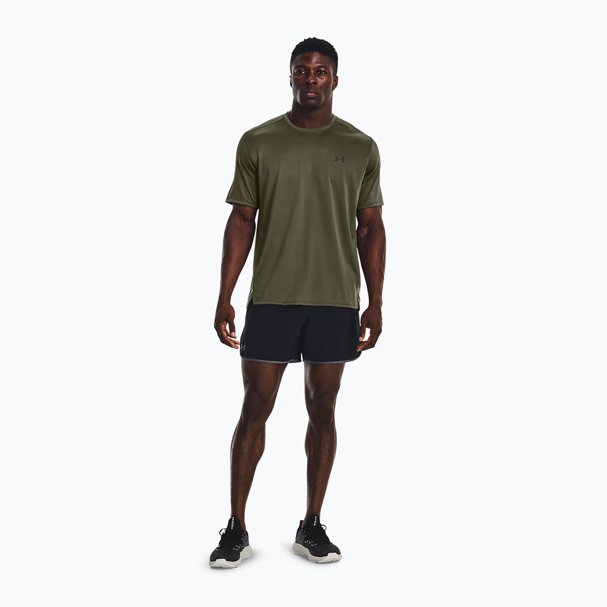 Heren trainingsshirt Under Armour Tech Vent marine van green/ultimate black 2/5