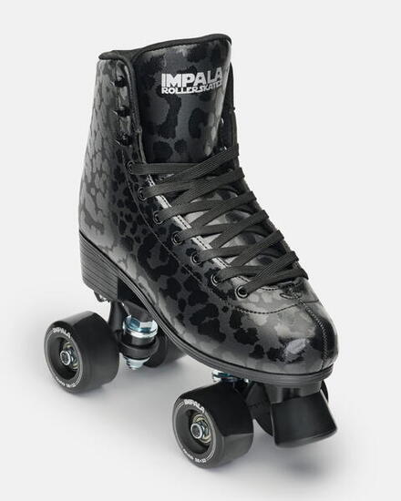 Impala Roller Skates - BLACK LEOPARD