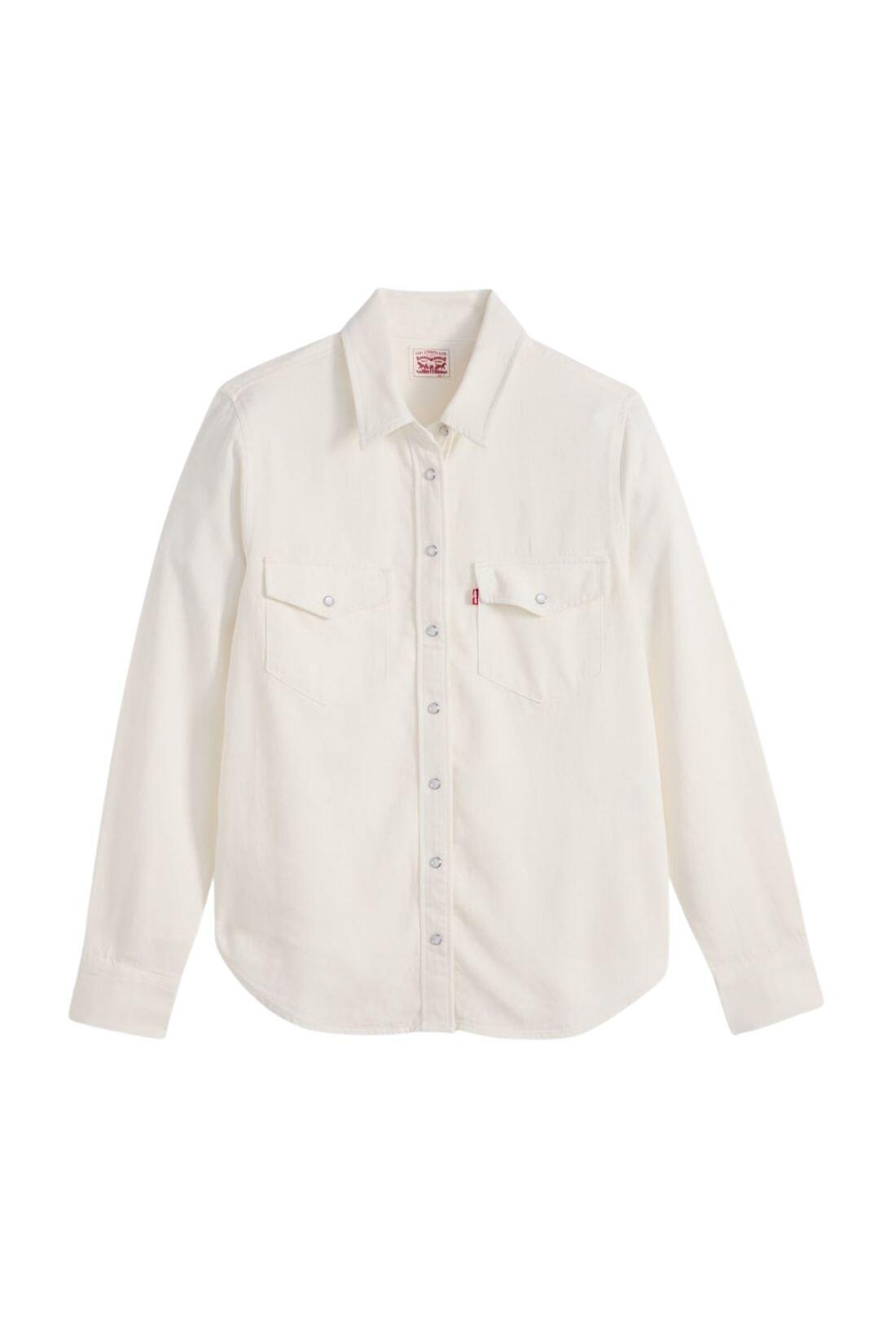 Chemise femme Iconic Western - blanche 4/4