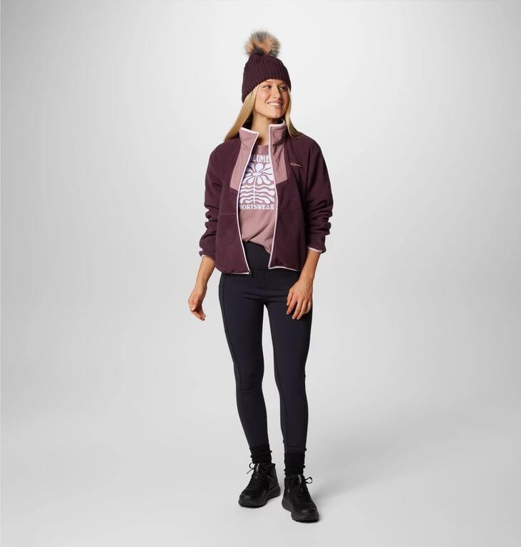 COLUMBIA Polar damski Sequoia Grove Full Zip Fleece moonvista fig pink dawn-L 3/5