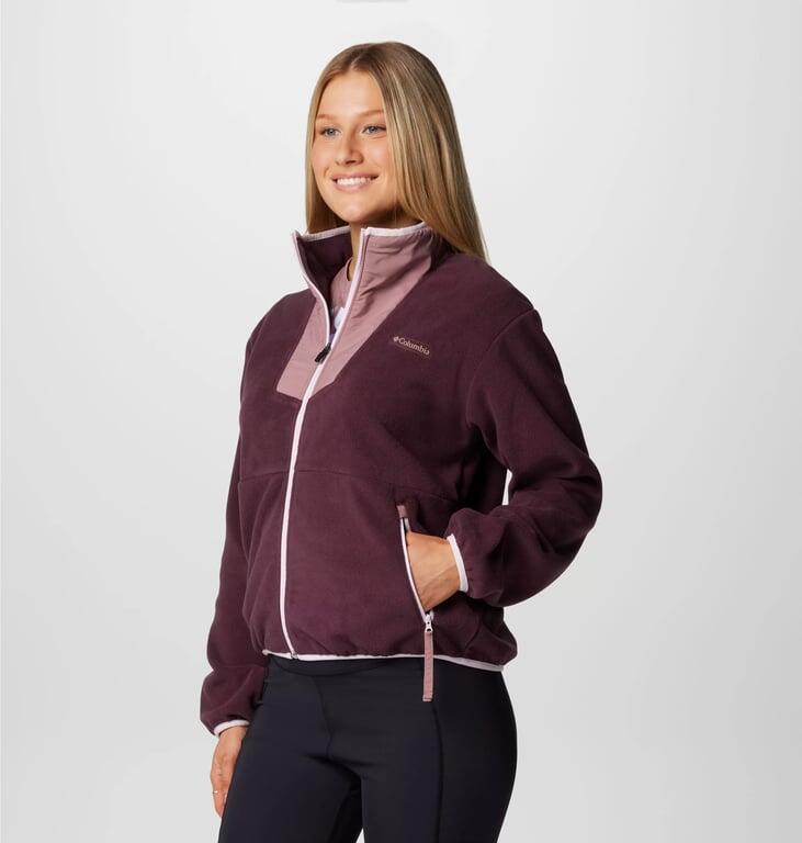 COLUMBIA Polar damski Sequoia Grove Full Zip Fleece moonvista fig pink dawn-L 4/5
