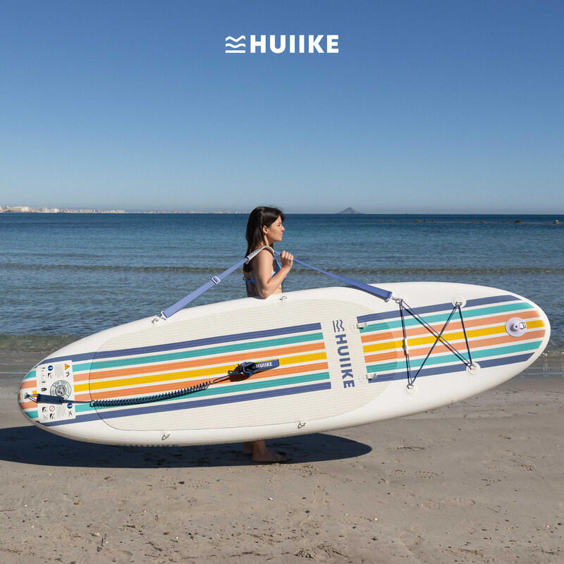 Tavola Sup Gonfiabile Adulti 10’ con Accessori Inclusi, fino a 130 kg, Bianca 4/7
