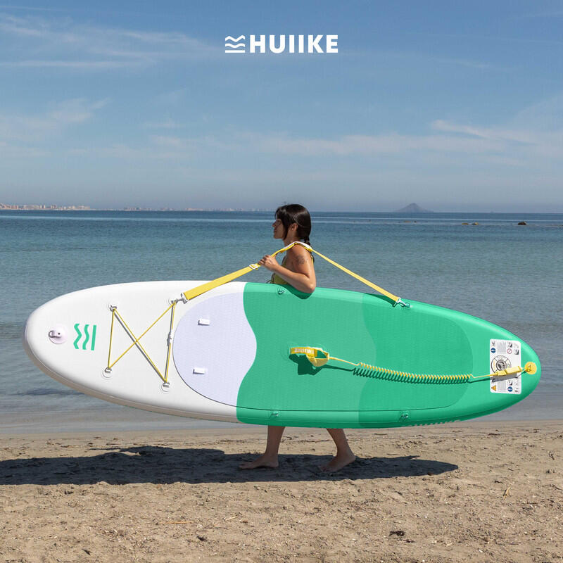 Tavola Sup Gonfiabile Adulti 10’ con Accessori Inclusi, fino a 130 kg, Verde 4/7