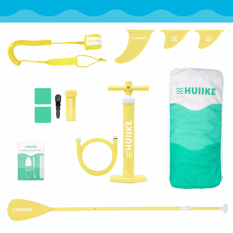 Tavola Sup Gonfiabile Adulti 10’ con Accessori Inclusi, fino a 130 kg, Verde 3/7