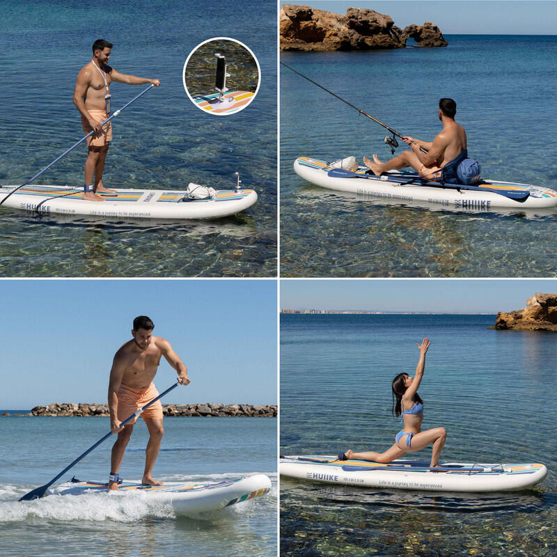 Tavola Sup Gonfiabile Adulti 10’ con Accessori Inclusi, fino a 130 kg, Bianca 5/7