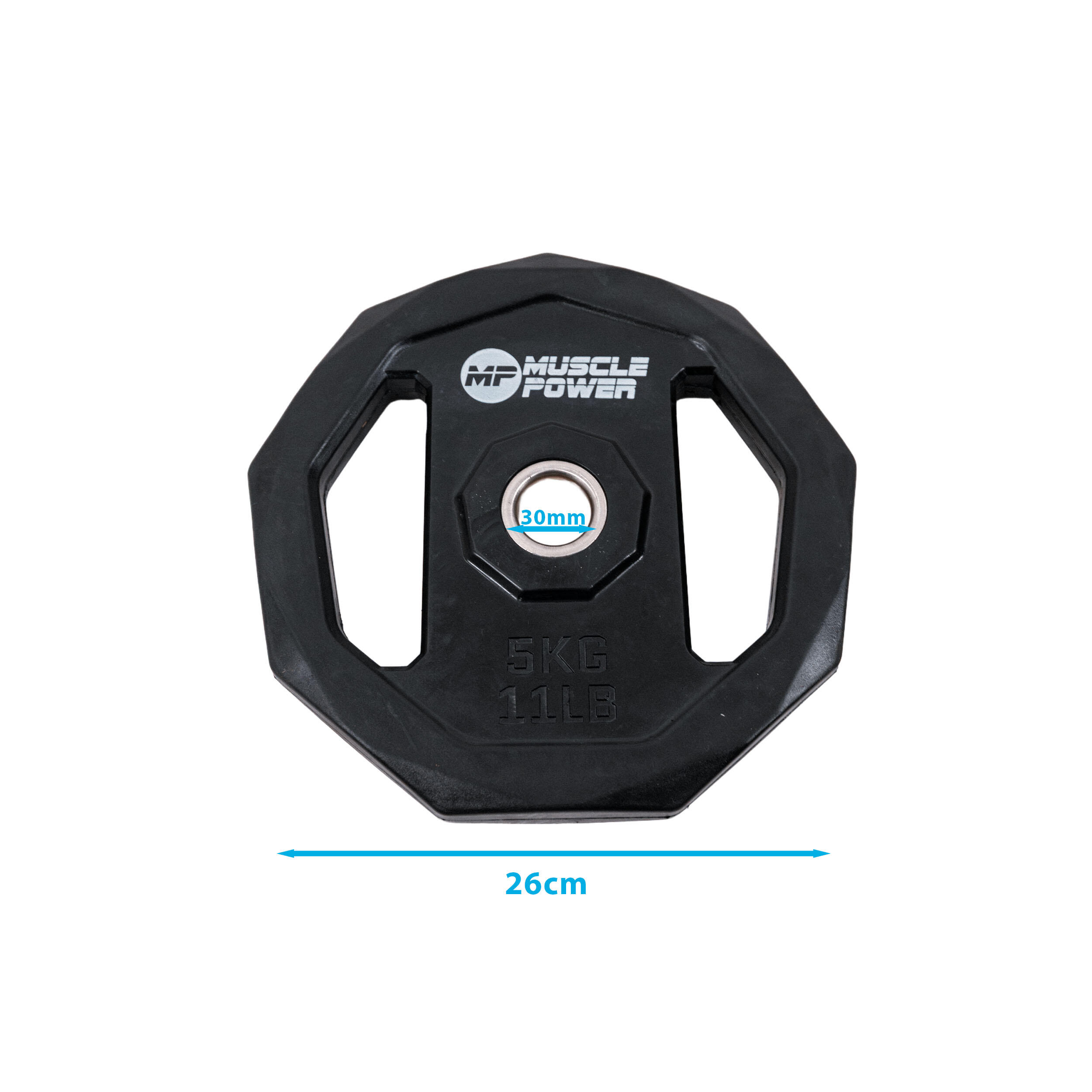 Muscle Power MP853 Aerobics complete schijven set 1.25 - 5 kg 5/6
